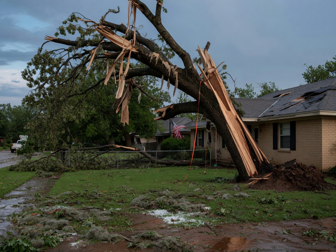 Signs Your Tree Needs Removal After a North Texas Storm
