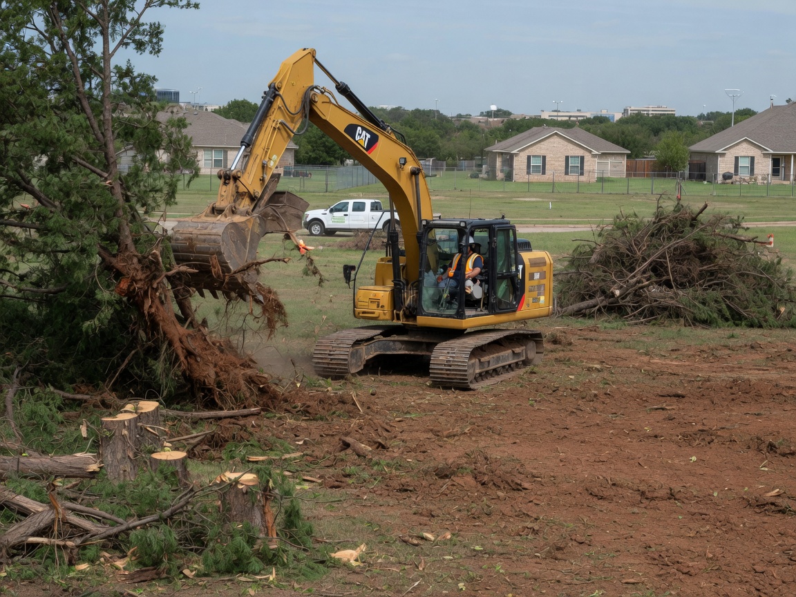 Land Clearing in Collin County, TX